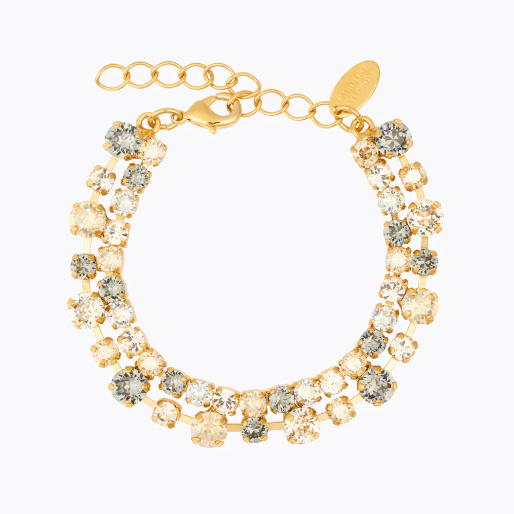Mini Pomona Bracelet / Black Golden Combo