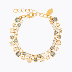 Mini Pomona Bracelet / Black Golden Combo