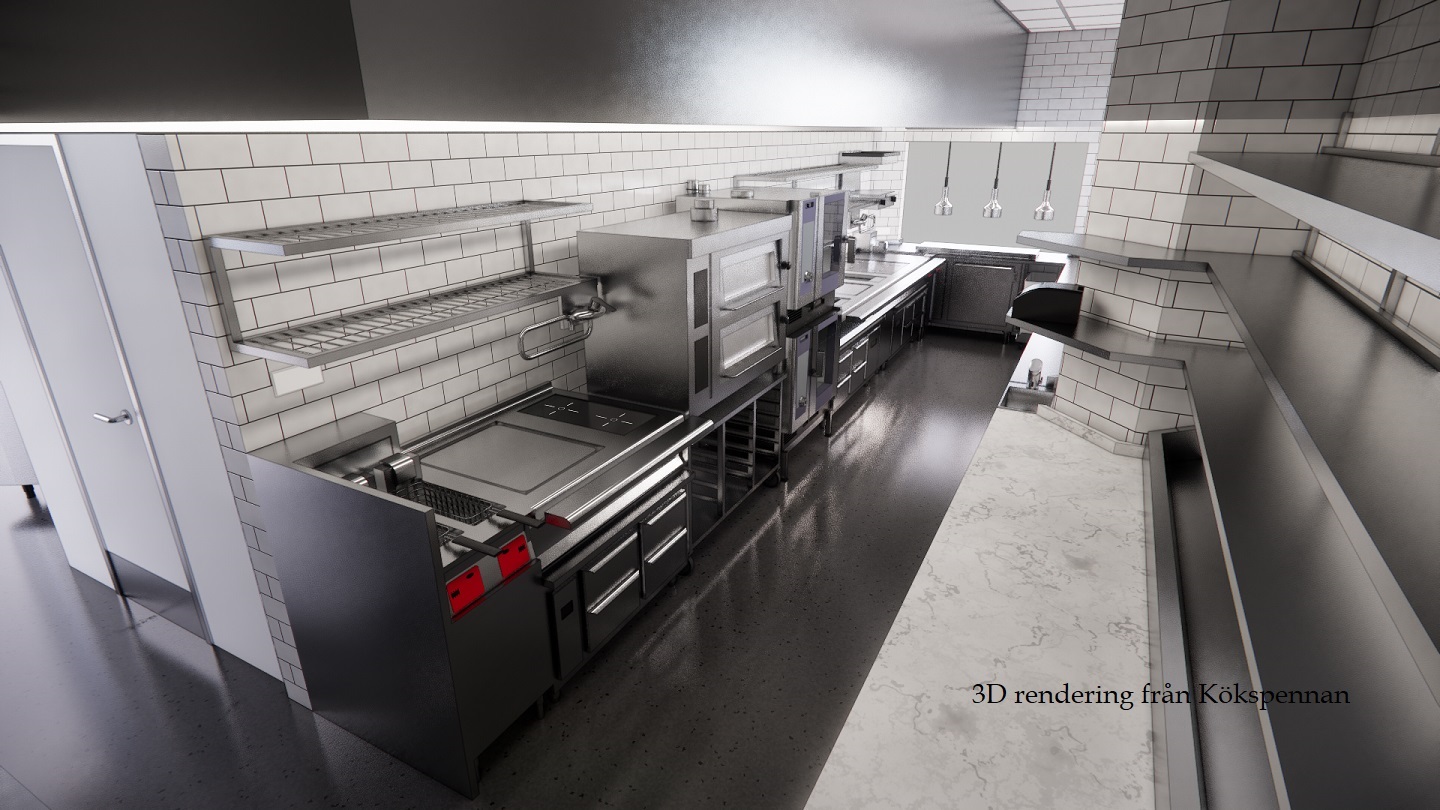 3Drendering Kökspennan Panza