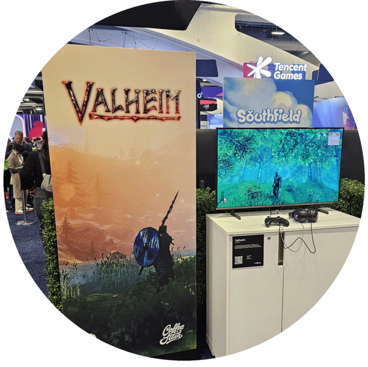 Valheim booth at GDC