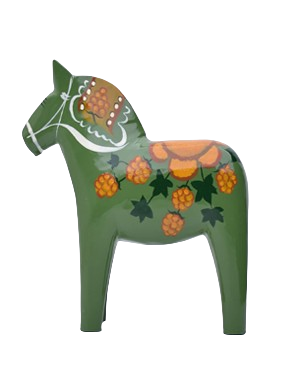 Rare Dala Horse "Cloudberry"