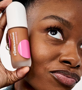 Model holding The POREfessional Foundation