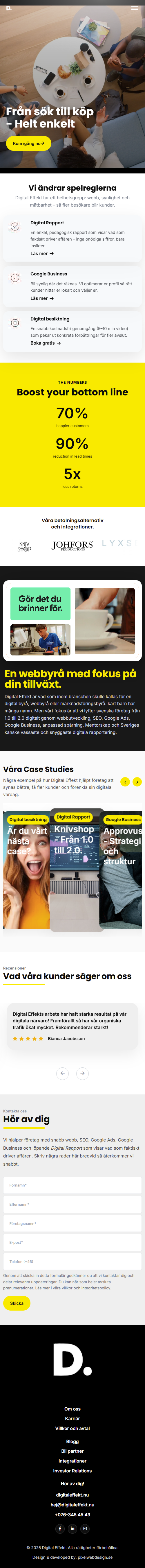 Digitaleffekt.nu mobile