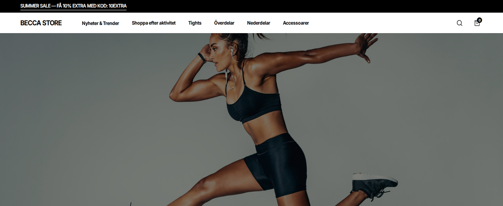 Becca Store banner
