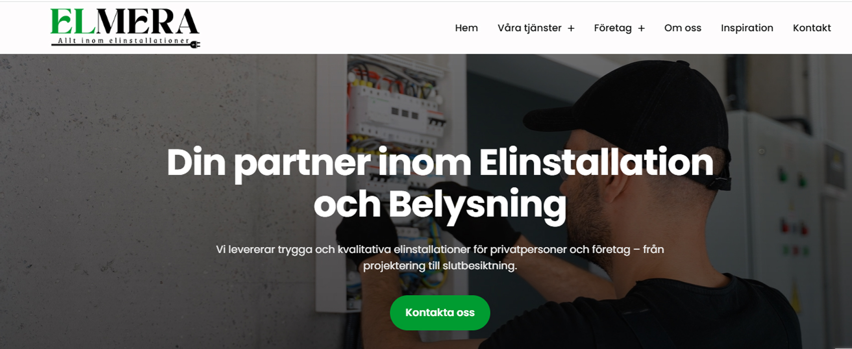 Elmera Stockholm AB banner