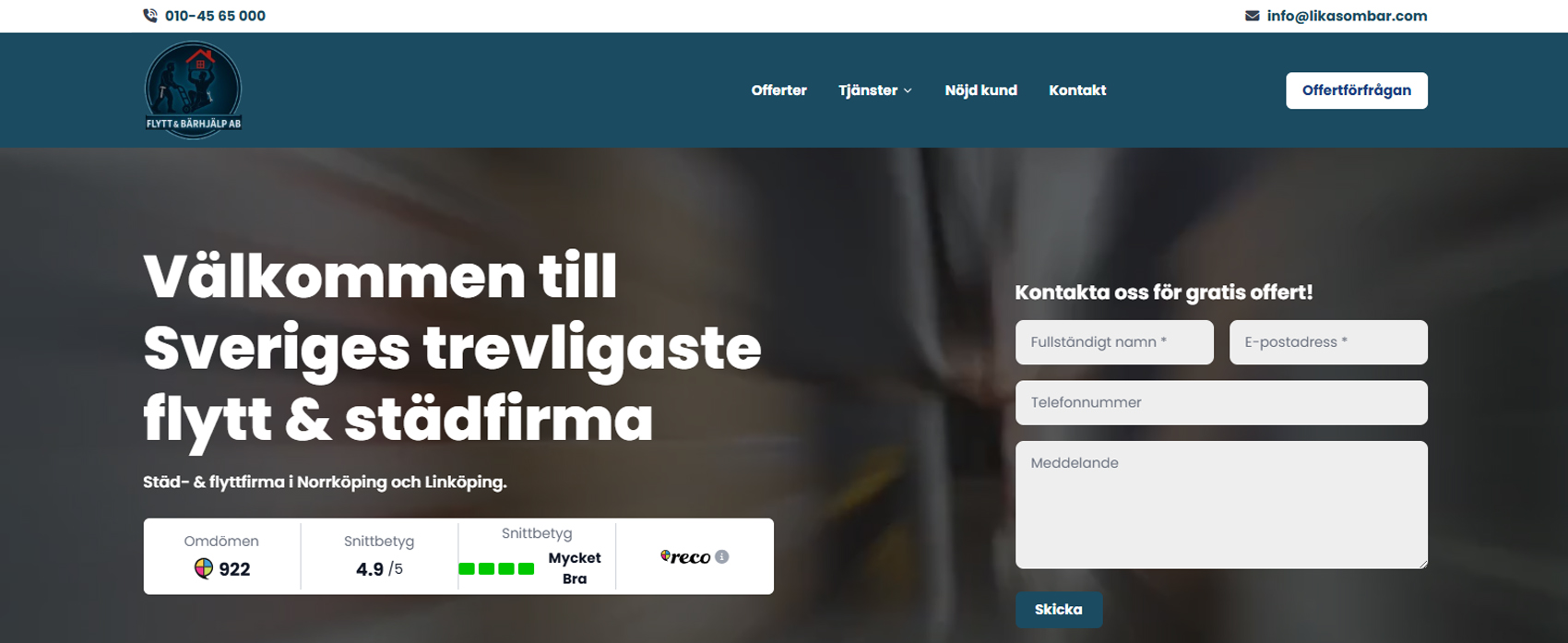 Flytt & Bärhjälp banner