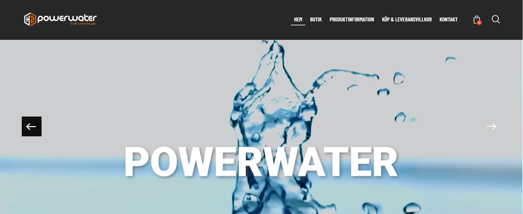 Power Water banner