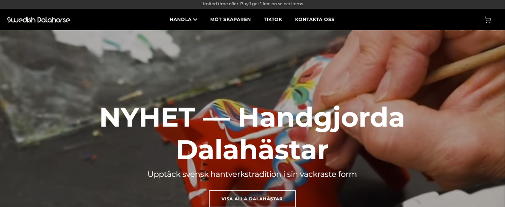 Swedish Dalahorse banner