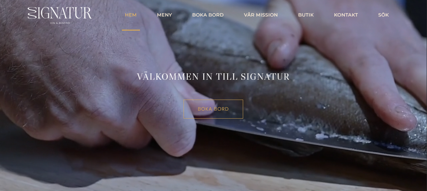 restaurangsignatur